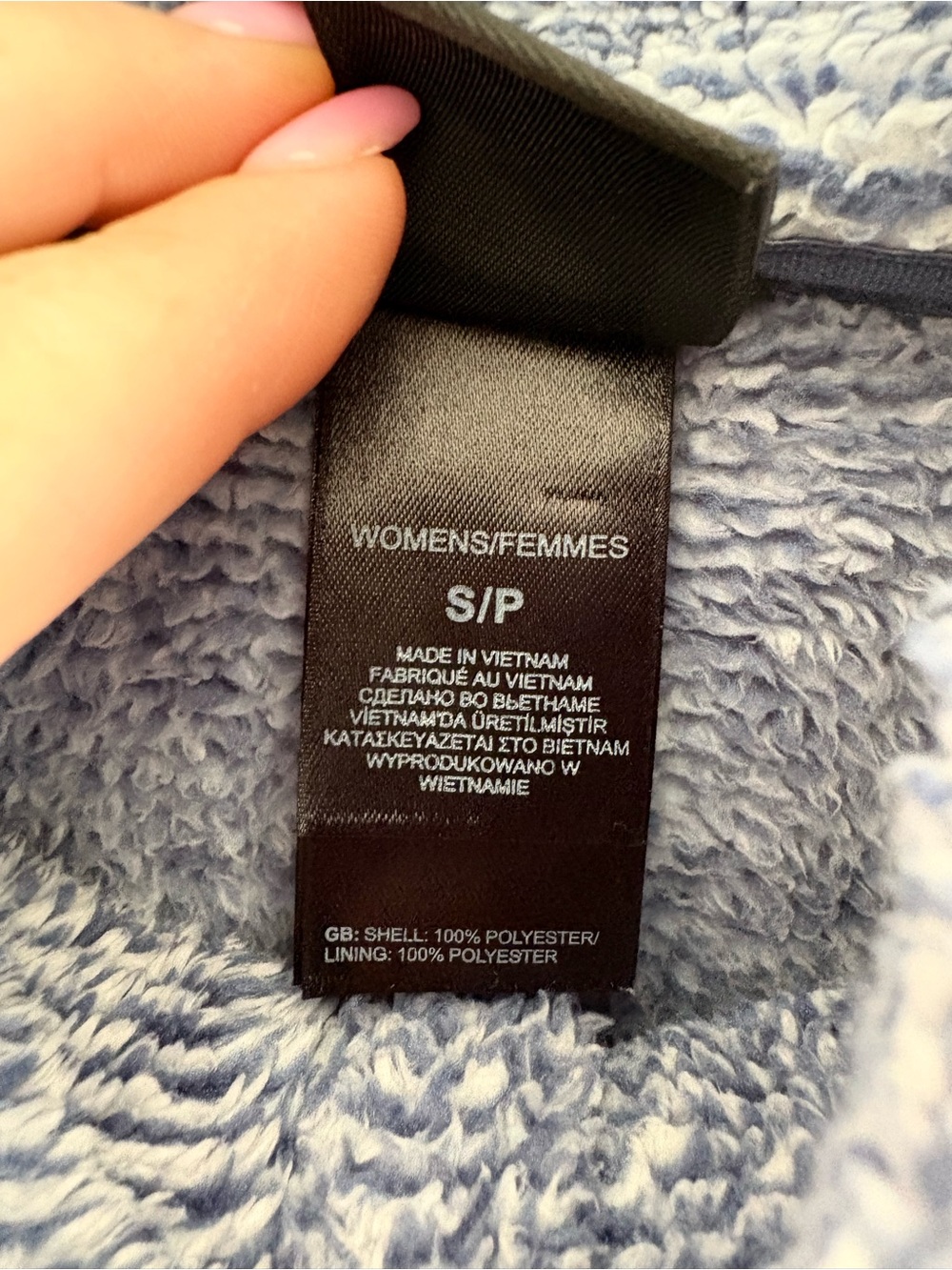 The North Face Fleece Osito 2 Jacket Women S Blue High Pile Gorpcore Hiking Warm - Picture 5 of 9